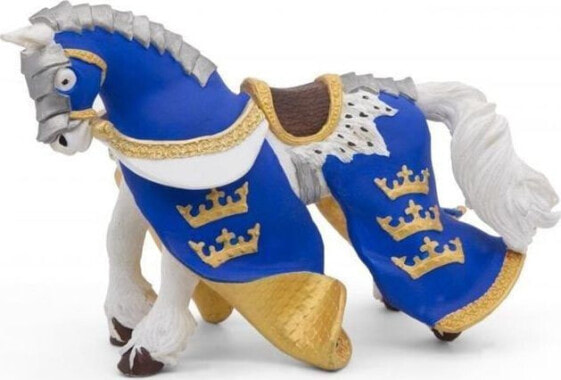 Figurka Papo Koń Króla Artura niebieski