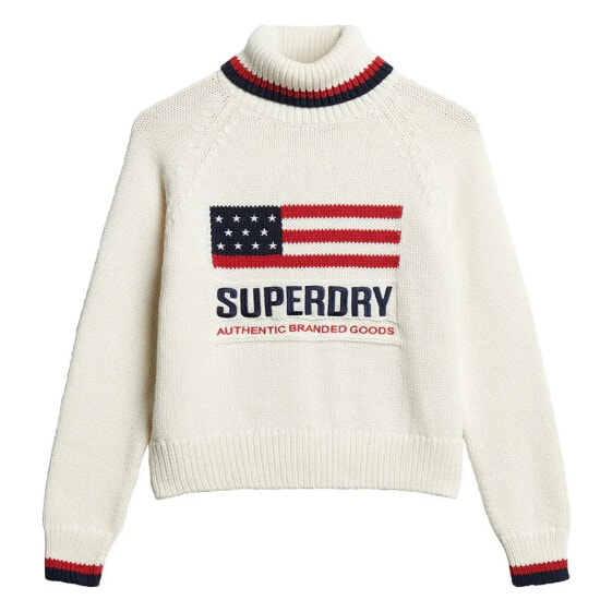 SUPERDRY Americana Knit high neck sweater