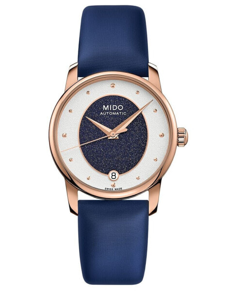 Часы Mido Baroncelli Blue Fabric 33mm