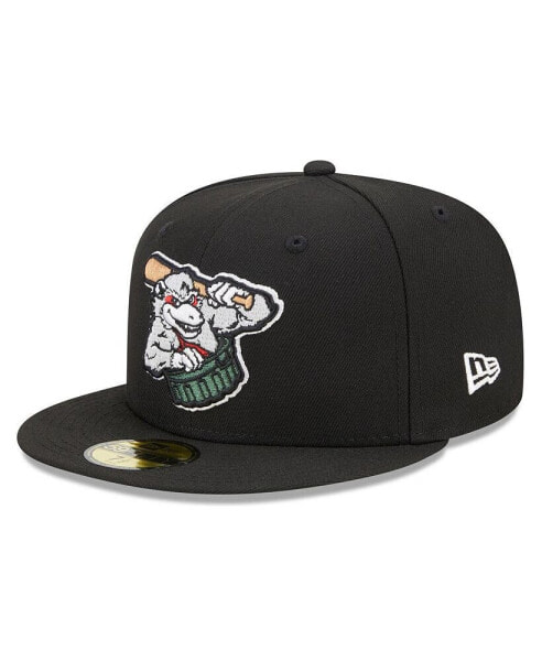 Men's Black Arkansas Travelers Marvel x Minor League 59FIFTY Fitted Hat