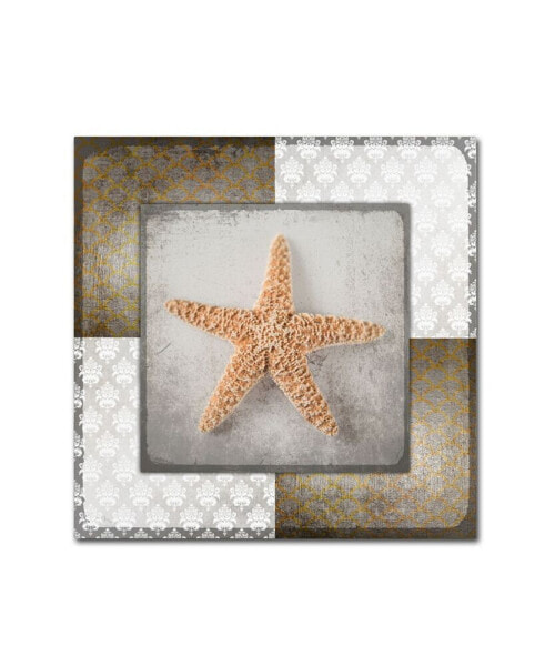 lightbox Journal 'Vintage Nautical Star' Canvas Art - 14" x 14" x 2"