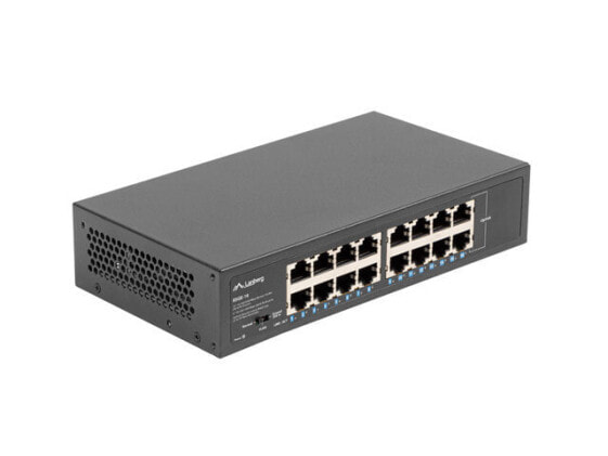 Lanberg RSGE-16 - Unmanaged - Gigabit Ethernet (10/100/1000) - Rack mounting - 1U