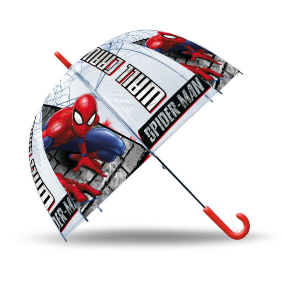 SPIDERMAN Poe With Fibreglass Ribs Manual Umbrella