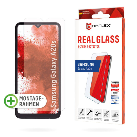 E.V.I. Displex Real glass - Clear screen protector - Samsung - Galaxy A20s - Impact resistant - Scratch resistant - Transparent - 1 pc(s)