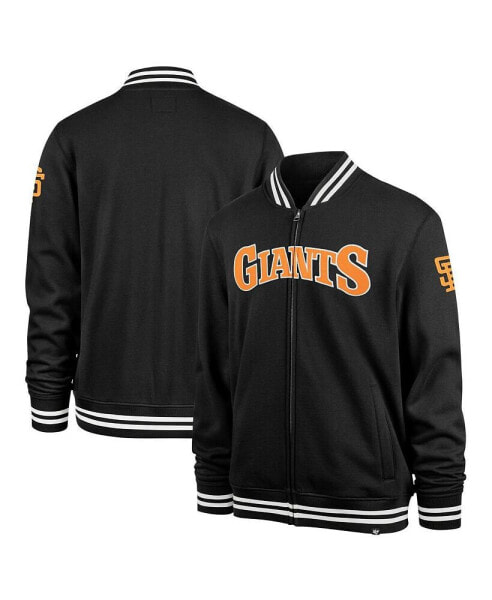 Men's Black San Francisco Giants Pack Pro Camden Full-Zip Track Jacket