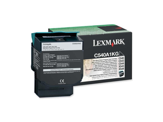 Lexmark C540A1KG Return Program Toner Cartridge - Black