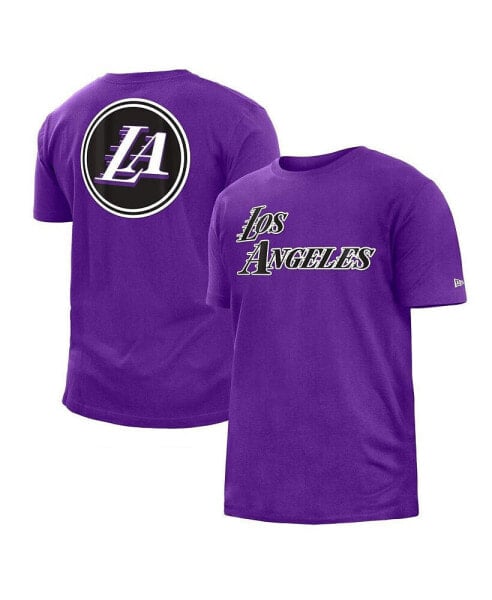 Men's Purple Los Angeles Lakers 2022/23 City Edition Big and Tall T-shirt