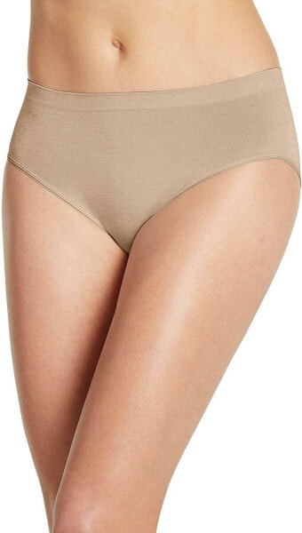 Jockey 278382 Women's Underwear Smooth & Shine Seamfree Hi Cut, Light, 9