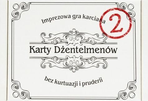 Игра для компаний Kojar Karty Dżentelmenów - Epizod Drugi 234091