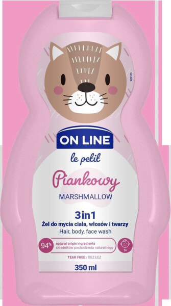 On Line Le Petit żel do mycia 3w1 dla dzieci Piankowy