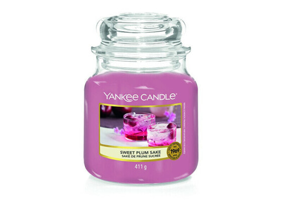 Aromatic candle Classic medium Sweet Plum Sake 411 g
