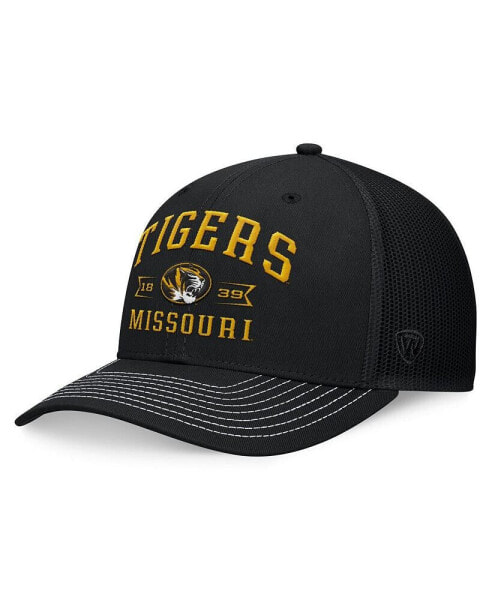 Men's Black Missouri Tigers Carson Trucker Adjustable Hat