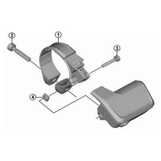 SHIMANO Clamp 31.8 DI2 XT SCMT800