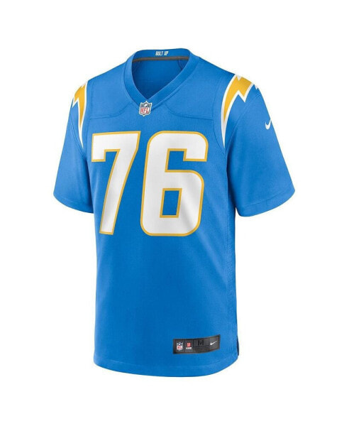 Men's Joe Alt Powder Blue Los Angeles Chargers 2024 NFL Draft First Round Pick Player Game Jersey