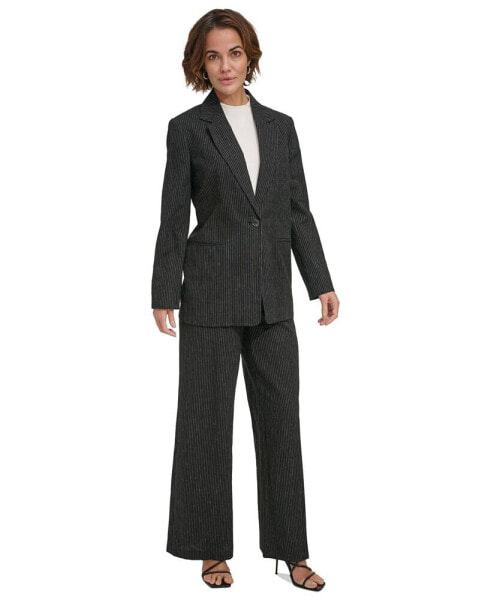 Пиджак женский DKNY с одной пуговицей и длинным рукавом