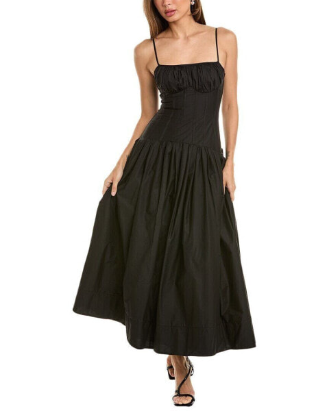 Платье Nicholas Dolma Drop Waist Corset Midi Dress