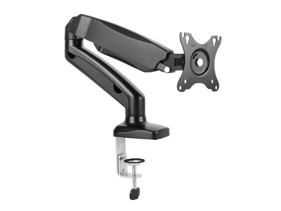 Equip 13"-27" Interactive Monitor Desk Mount Bracket - Clamp - 6.5 kg - 33 cm (13") - 68.6 cm (27") - 100 x 100 mm - Black