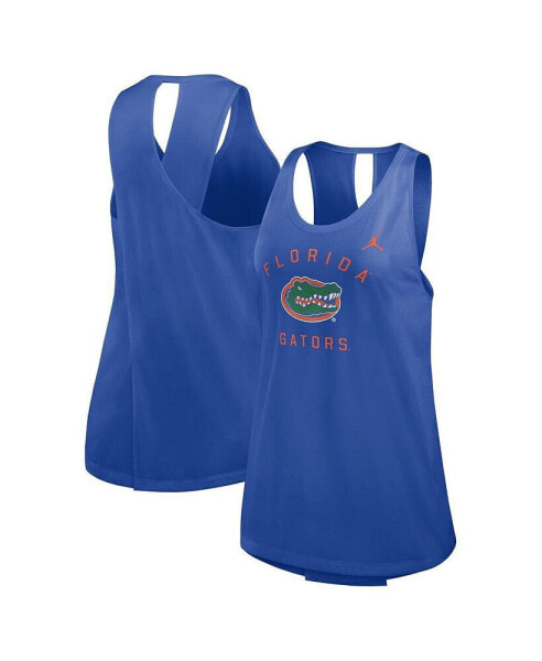 Women's Royal Florida Gators Primetime Open Back Tank Top