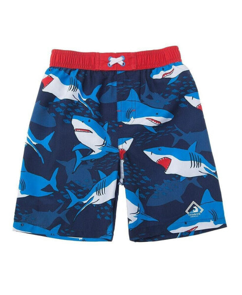 Toddler Boys Swim Trunks with Mesh Liner UPF 50+