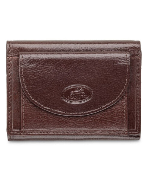 Men's Equestrian2 Collection RFID Secure Trifold Wallet with Coin Pocket