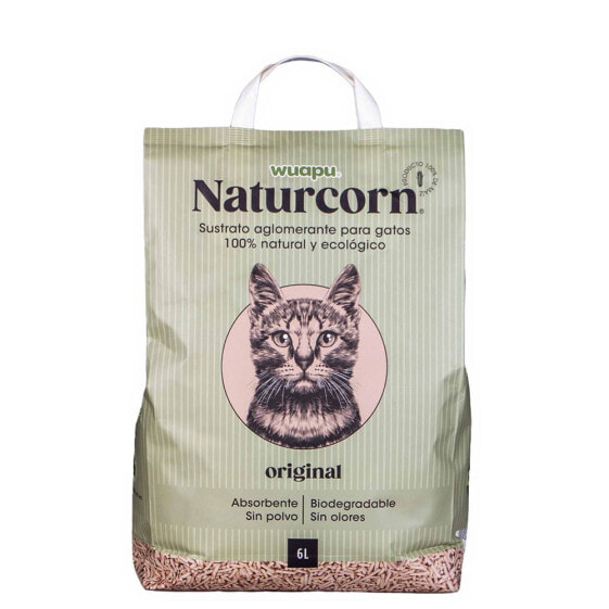 WUAPU Natural Corn Original 6L Cat Litter