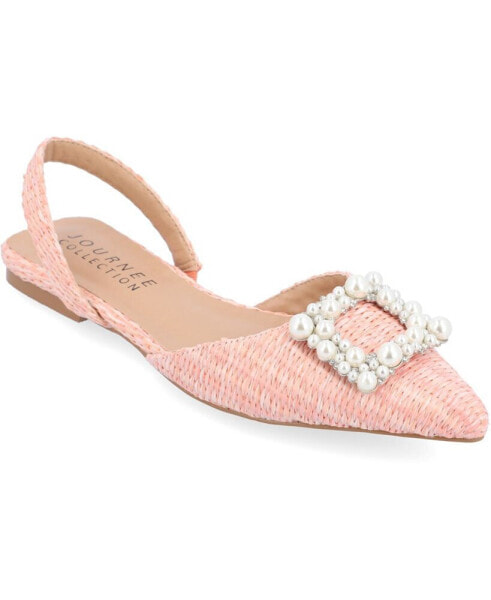 Women's Hannae Wide Width Embellished Flats