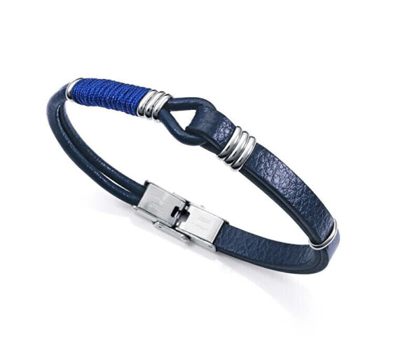 Stylish leather bracelet for men Magnum 14117P01013