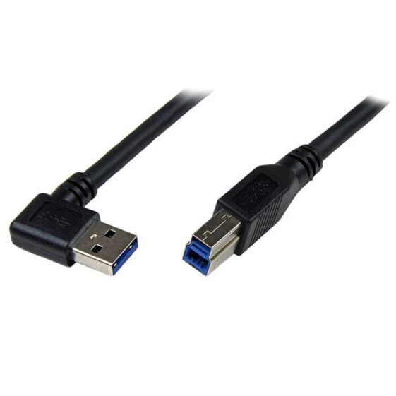 StarTech.com USB 3.0A - USB 3.0B, 1m USB кабель 3.2 Gen 1 (3.1 Gen 1) USB A Micro-USB B Черный USB3SAB1MRA