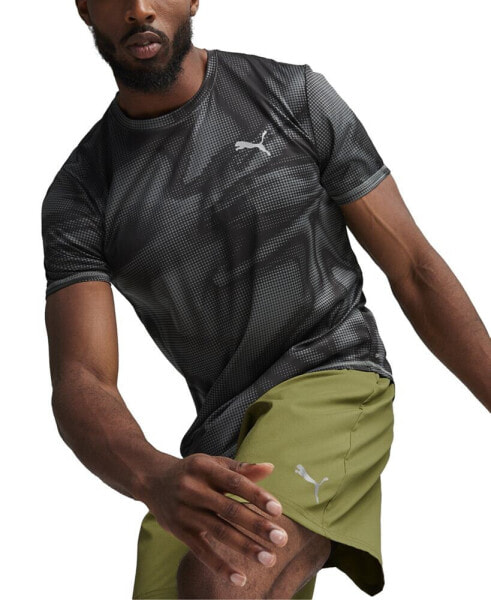 Men's Run Favorite Abstract-Print Running T-Shirt