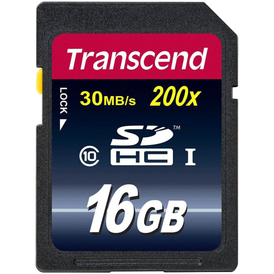 TRANSCEND SDHC 16GB Class 10 memory card