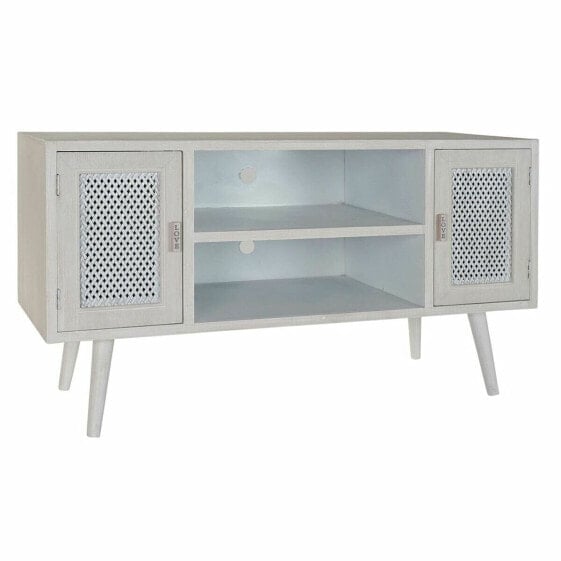 Мебель для телевизора современная DKD Home Decor Белая Деревянный MDF (110 x 61 x 41 см)