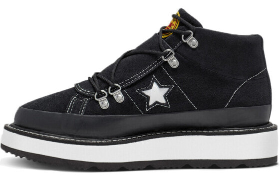Converse One Star Fleece Lined Boot Canvas Shoes (566163C)
