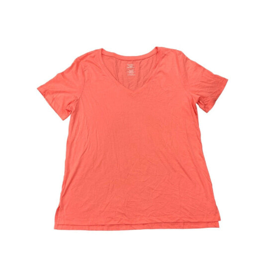 Member's Mark Women's Relaxed Fit Essential Short Sleeve V-Neck Tee