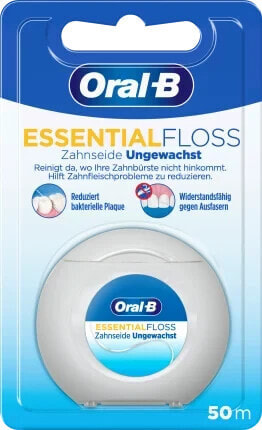 Zahnseide Essential Floss ungewachst, 50 m