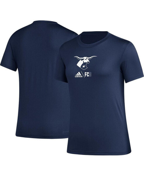 Women's Navy FC Dallas AEROREADY Club Icon T-shirt
