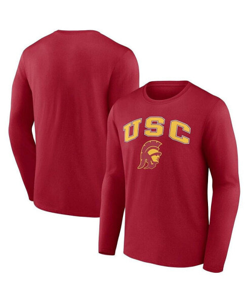 Men's Cardinal USC Trojans Campus Long Sleeve T-shirt