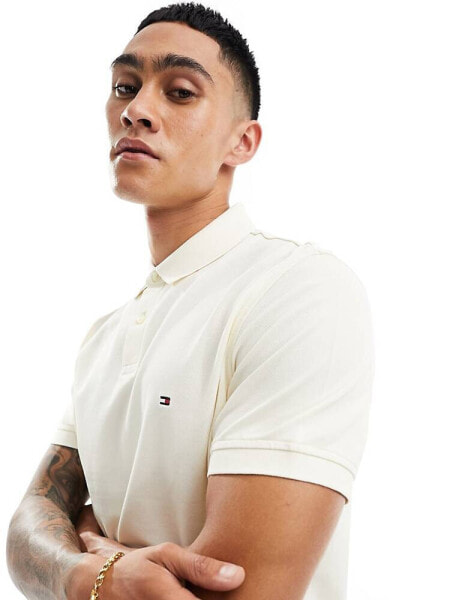 Tommy Hilfiger unisex 1985 regular polo in cream