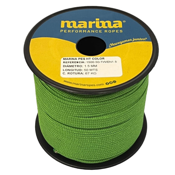 MARINA PERFORMANCE ROPES Marina Pes HT Color 50 m Double Braided Rope