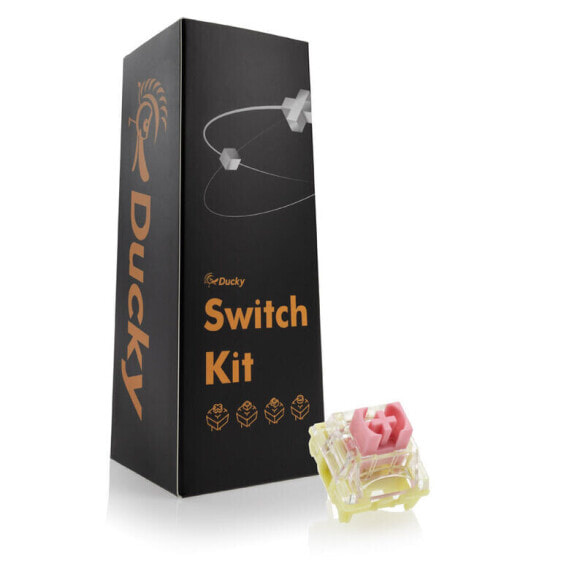 Ducky TTC Gold Pink Switch, mechanisch, 3-Pin, linear, MX-Stem, 37g - 110 Stück