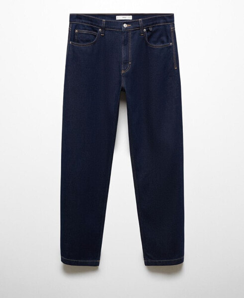 Men's Relaxed Fit Dark Wash Jeans