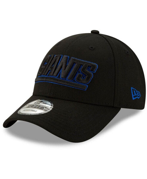 Men's Black New York Giants Wordmark Momentum 9FORTY Adjustable Snapback Hat