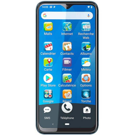 Ordissimo LeNuméro2 - 16 cm (6.3") - 4 GB - 64 GB - 12 MP - Android 10.0 - Black
