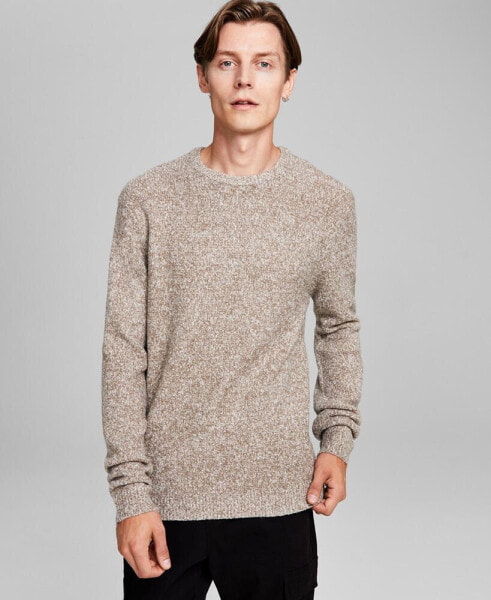 Men's Regular-Fit Bouclé Sweater, Created for Macy's