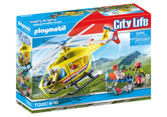 PLAYMOBIL Playm. Rettungshelikopter City Life