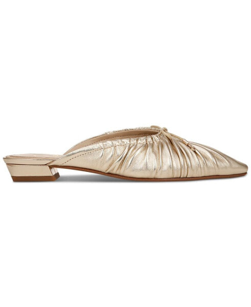 Women's Julia Ruched Pointed-Toe Flats