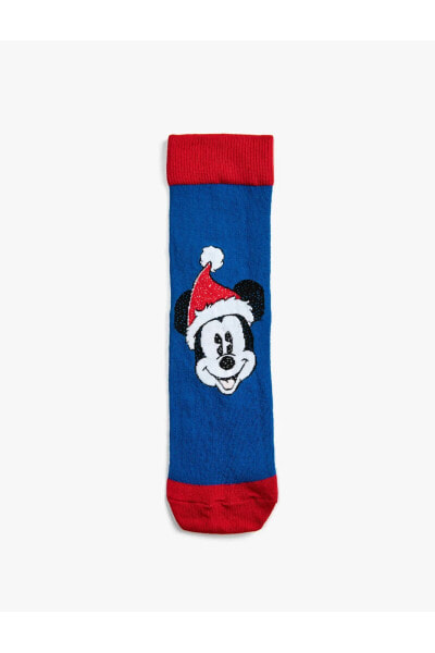 Mickey Mouse Soket Çorap Lisanslı Baskılı