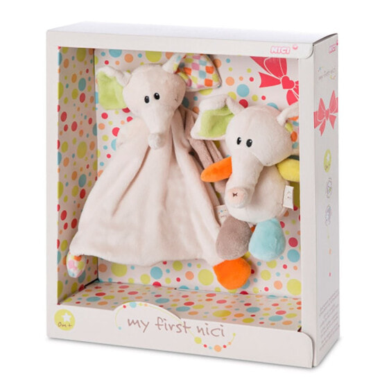Мягкая игрушка NICI Elephant Dundi Soft 18 Cm + Comforter Teddy