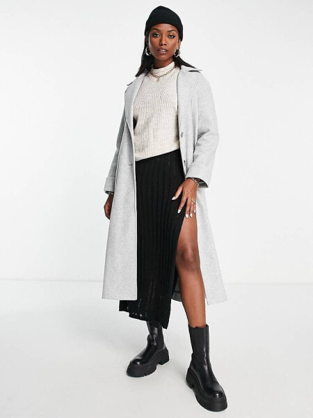 River Island formal coat in grey