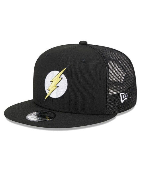 Men's Black Flash Trucker 9FIFTY Snapback Hat