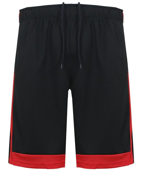 Men's Premium Active Moisture Wicking Workout Mesh Shorts With Trim